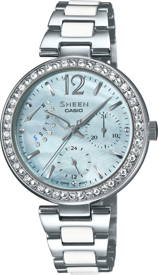 Casio She-3042D-2Audr Sheen Kadın Kol Saati