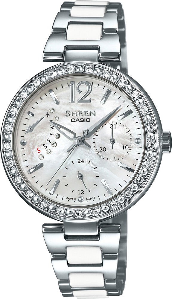 Casio She-3042D-7Audr Sheen Kadın Kol Saati