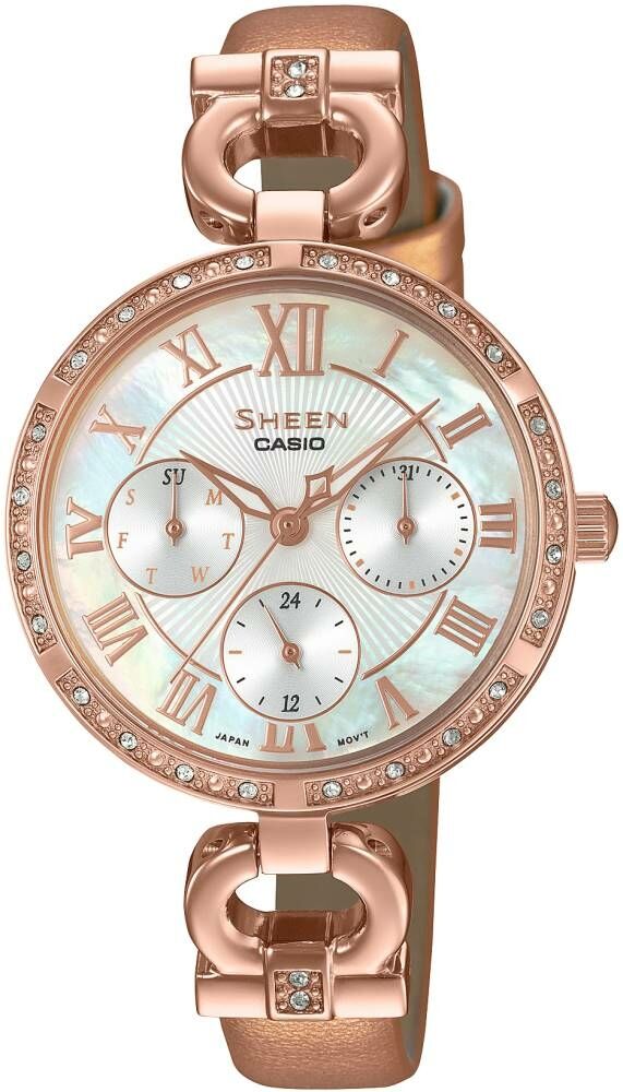 Casio She-3067Pgl-7Budf Sheen Kadın Kol Saati