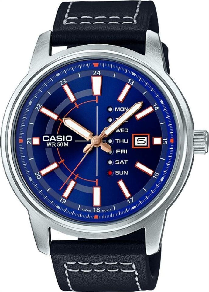 Casio Mtp-E128L-2A1Vdf Analog Erkek Kol Saati