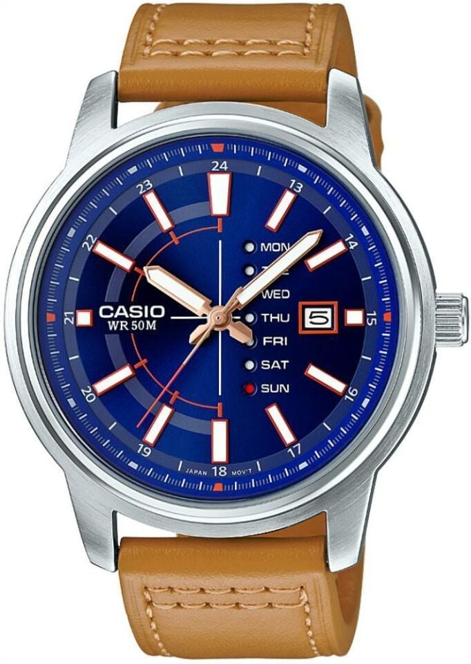 Casio Mtp-E128L-2A2Vdf Analog Erkek Kol Saati