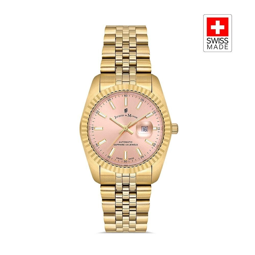 Inspıratıon JWL04123 (Sellita Sw100, 25 Jewels Otomatik Mekanizmalı, Swiss Made) Kadın Kol Saati