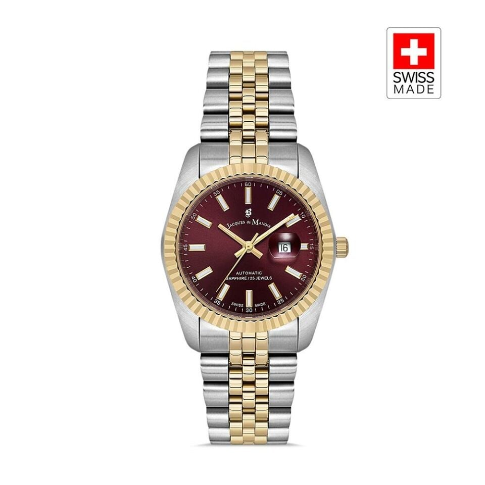 Inspıratıon JWL04118 (Sellita Sw100, 25 Jewels Otomatik Mekanizmalı, Swiss Made) Kadın Kol Saati