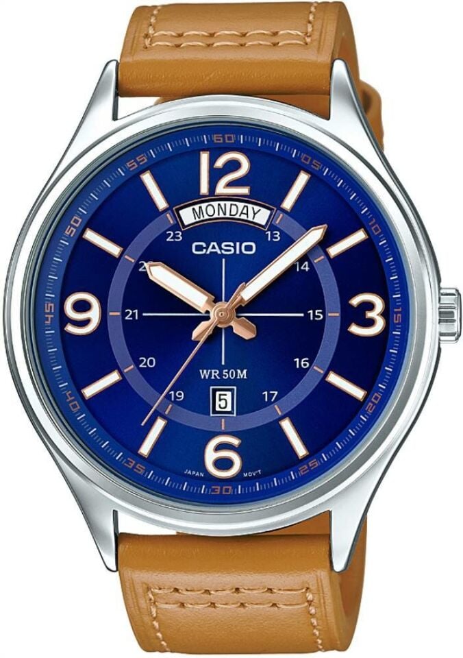 Casio Mtp-E129L-2B2Vdf Analog Erkek Kol Saati