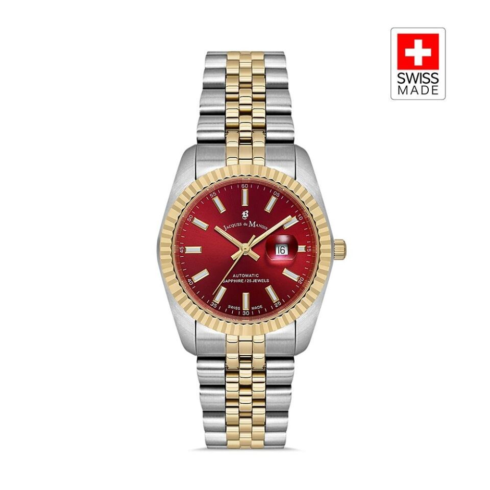Inspıratıon JWL04117 (Sellita Sw100, 25 Jewels Otomatik Mekanizmalı, Swiss Made) Kadın Kol Saati