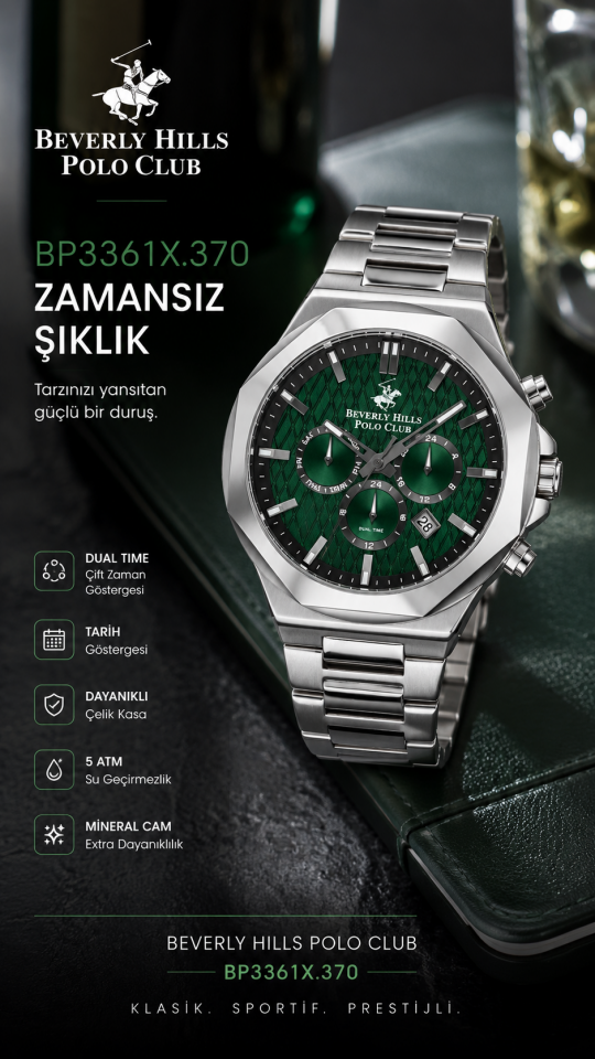 Beverly Hills Polo Club Bp3361X.370 Erkek Kol Saati