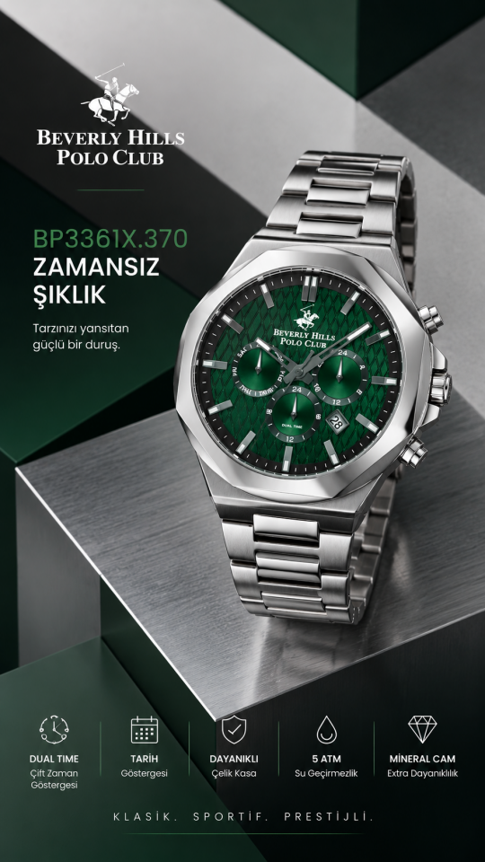Beverly Hills Polo Club Bp3361X.370 Erkek Kol Saati