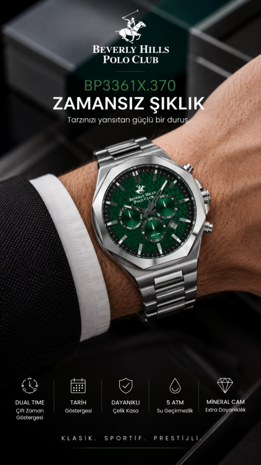 Beverly Hills Polo Club Bp3361X.370 Erkek Kol Saati
