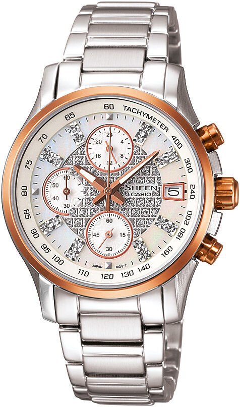 Casio Shn-5016D-7Adr Sheen Kadın Kol Saati