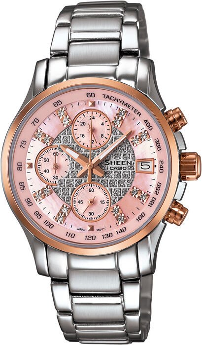 Casio Shn-5016D-4Adr Sheen Kadın Kol Saati