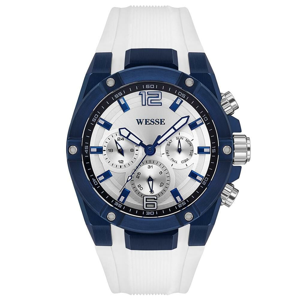 Wesse WWG201610 Quartz Silikon 47 Mm Beyaz Erkek Kol Saati