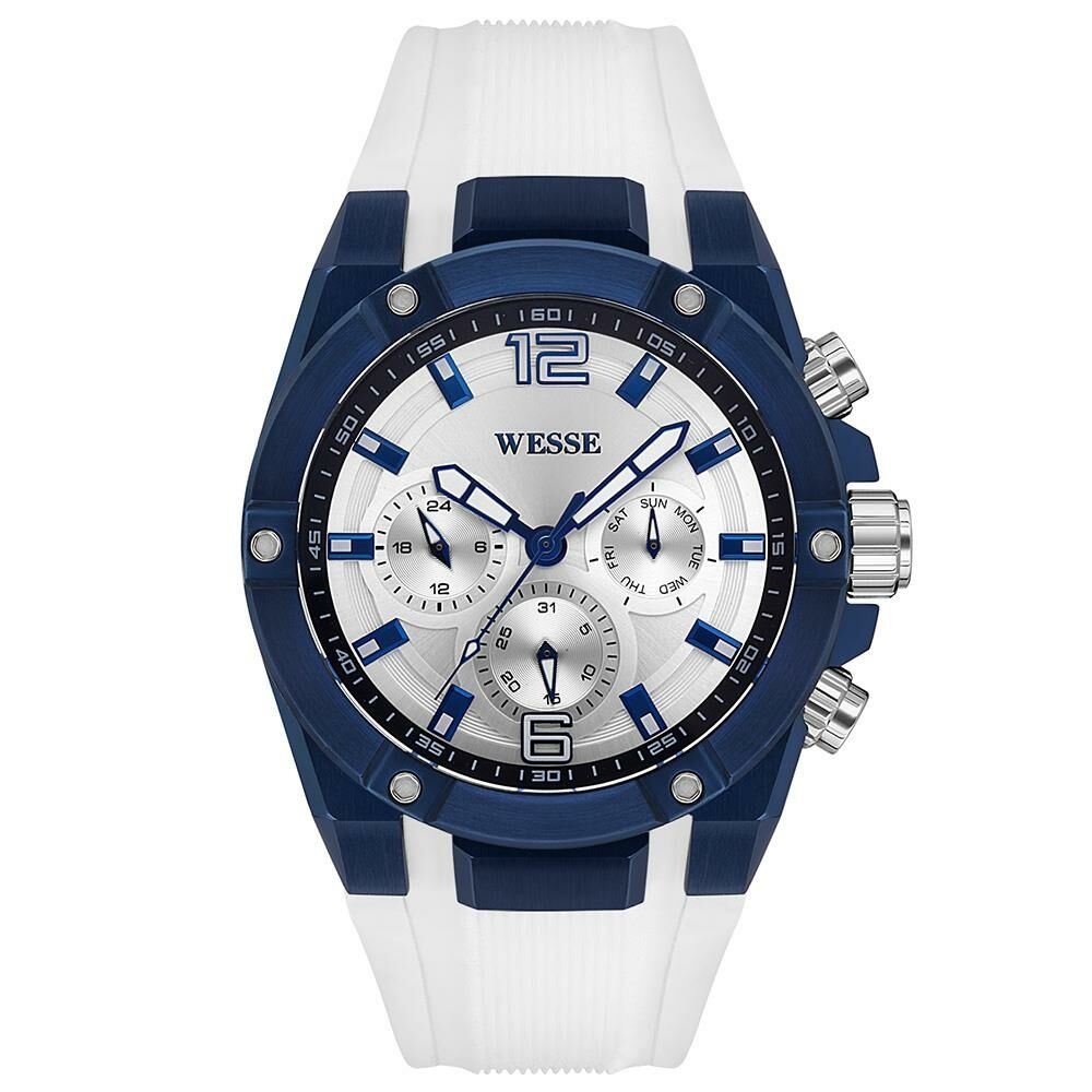 Wesse WWG201610 Quartz Silikon 47 Mm Beyaz Erkek Kol Saati