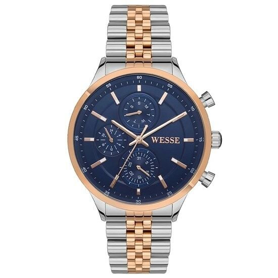 Wesse WWG207401 Çelik Rose Gold/Metalik Gri 43 Mm Erkek Kol Saati