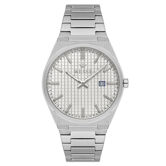 Wesse  WWG210201 Quartz Çelik Gri 45 Mm Erkek Kol Saati