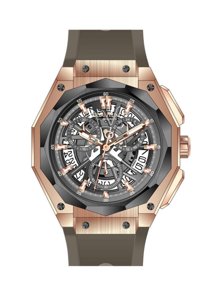 Quantum HNG1097.866 Quartz Silikon 47 Mm Erkek Kol Saati