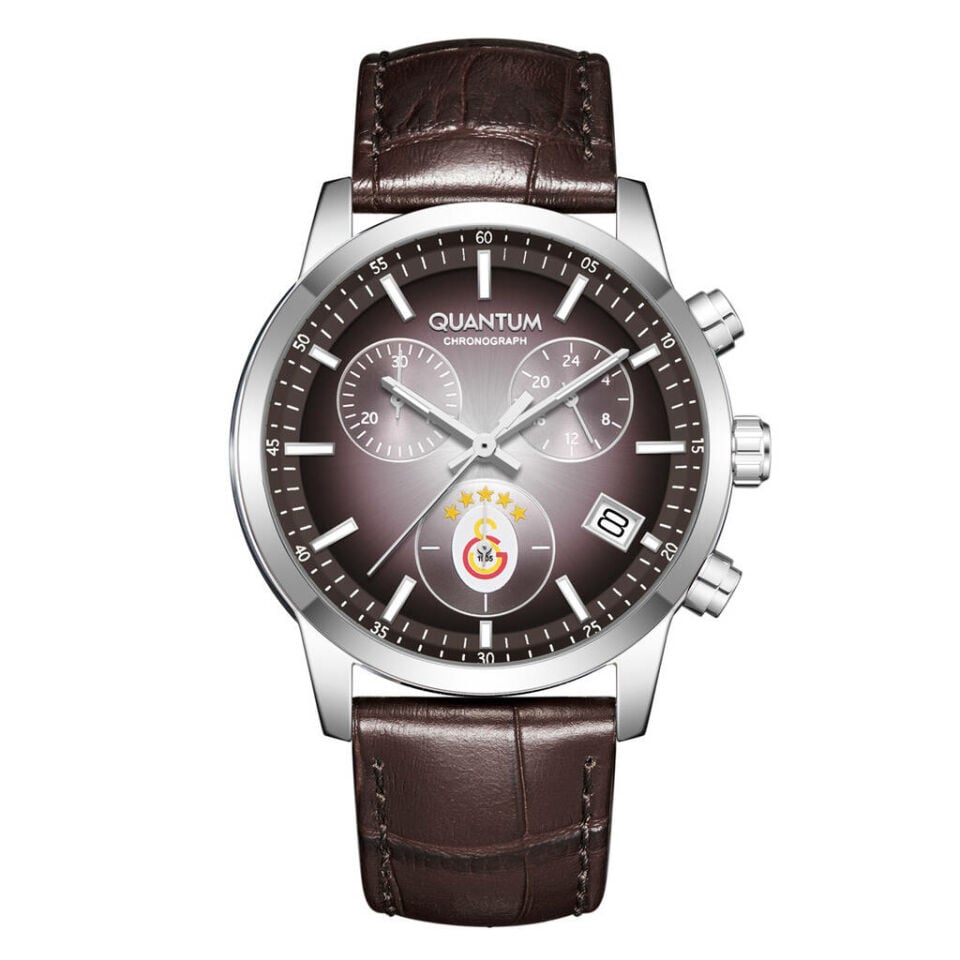 Quantum G1087.362 Quartz Deri Kahverengi 42 Mm Erkek Kol Saati