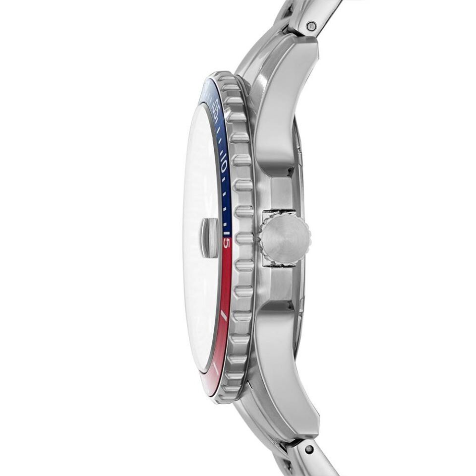 Fossil FFS5657 Quartz Çelik Gri Siyah Kadran 42 Mm Erkek Kol Saati