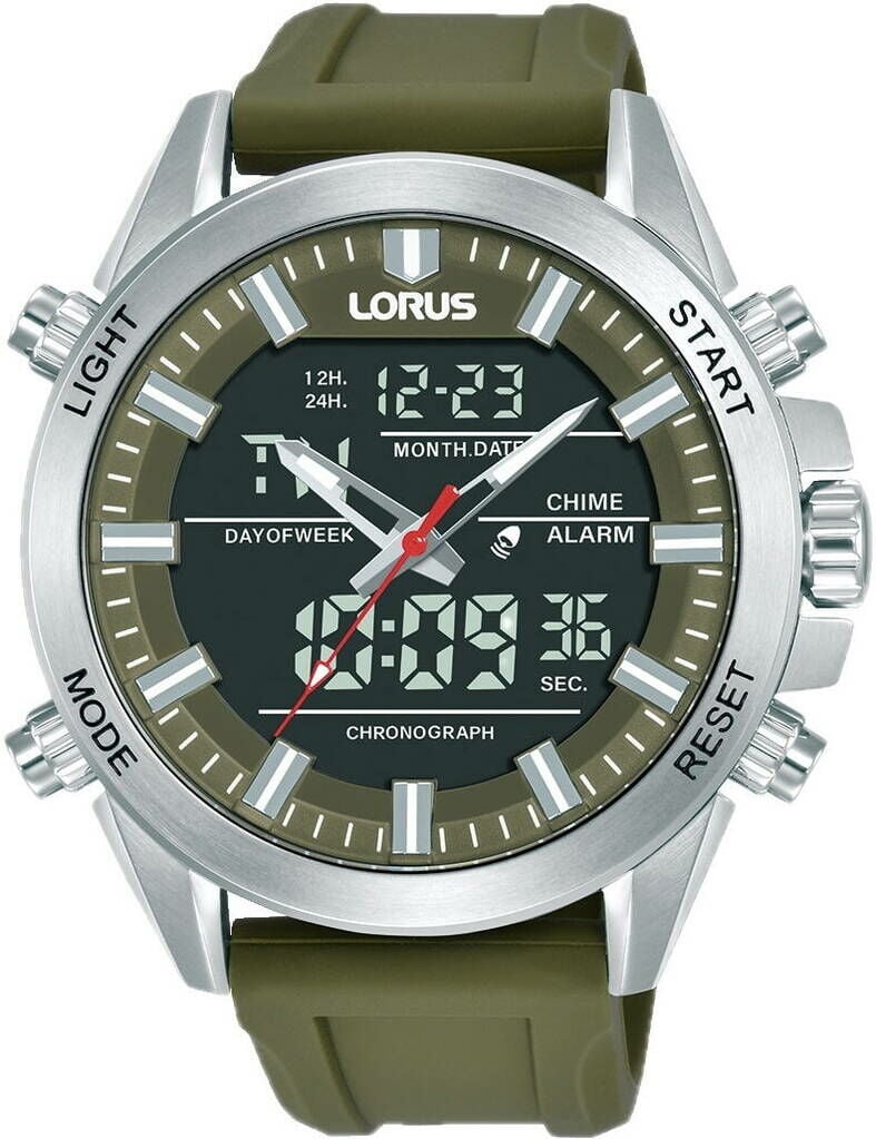 Lorus RW669AX9 Quartz Silikon Yeşil 10 Atm 45 Mm Erkek Kol Saati