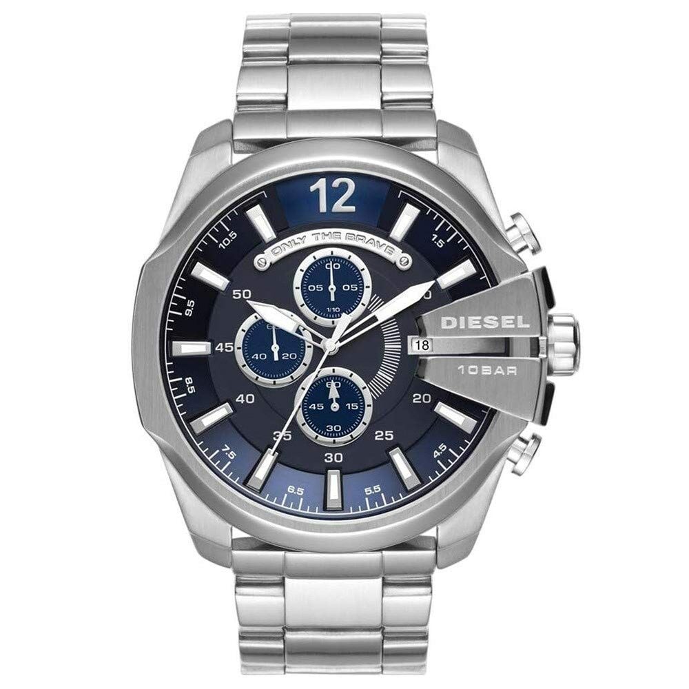 Diesel DZ4417 Quartz Çelik Gri Lacivert Kadran 51 Mm 10 Atm Erkek Kol Saati