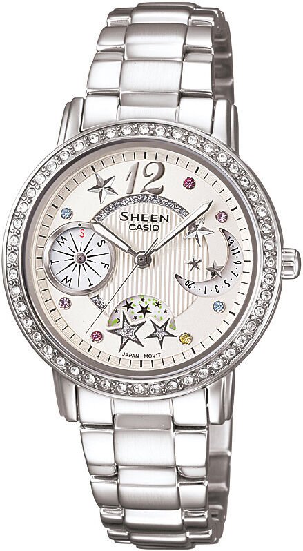 Casio Shn-3019D-7Adr Sheen Kadın Kol Saati