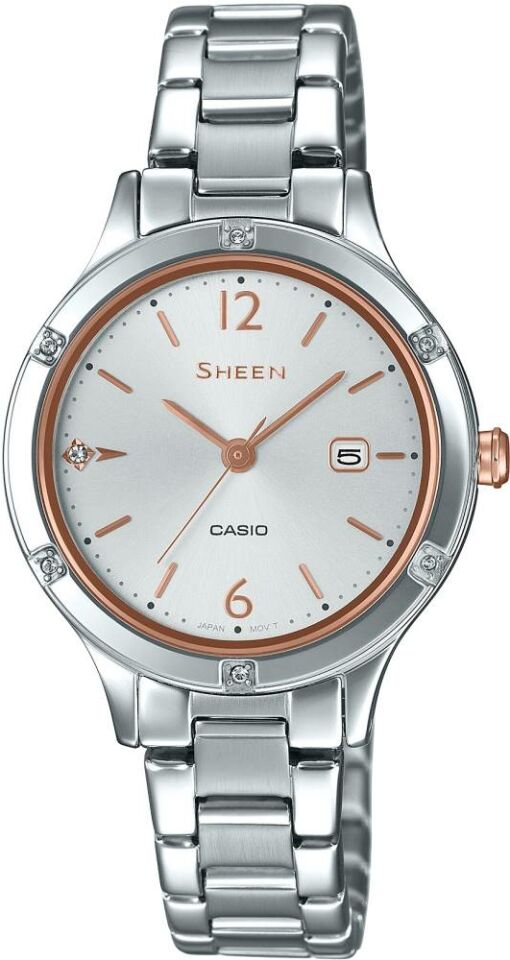 Casio She-4533D-7Audf Sheen Kadın Kol Saati