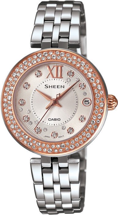 Casio She-4515D-7Audr Sheen Kadın Kol Saati