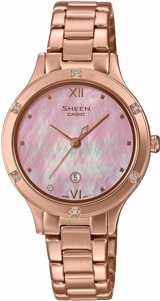 Casio She-4546Pg-4Audf Sheen Kadın Kol Saati