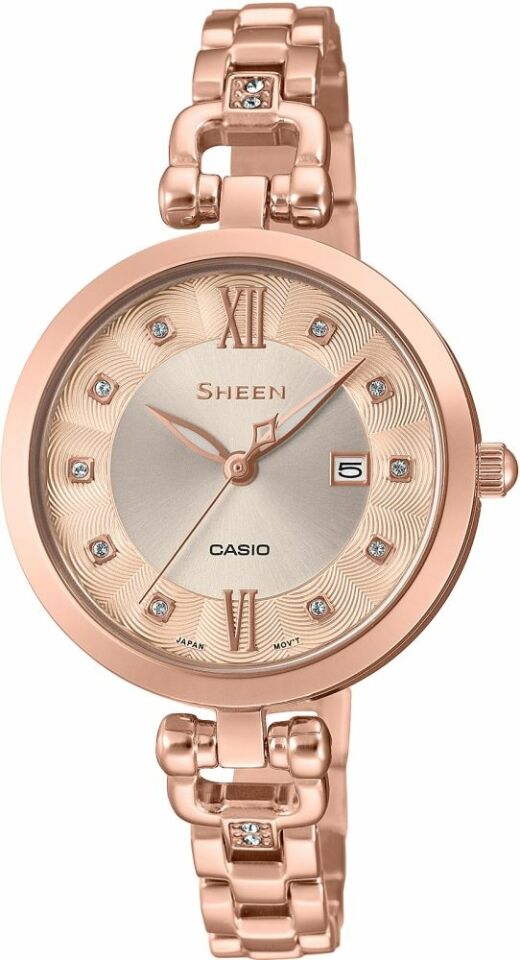 Casio She-4055Pg-4Audf Sheen Kadın Kol Saati