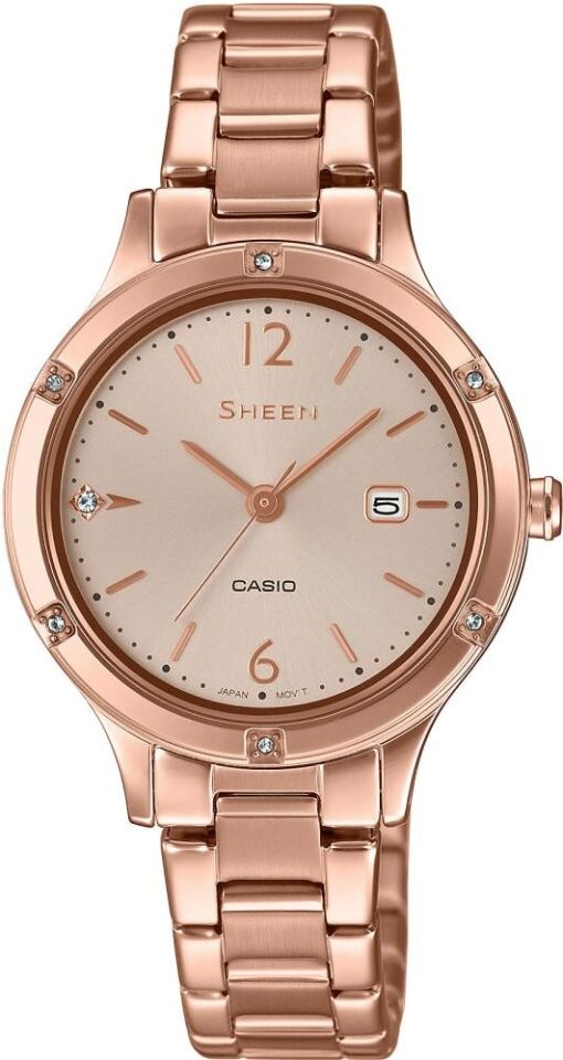 Casio She-4533Pg-4Audf Sheen Kadın Kol Saati