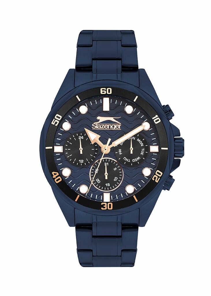 Slazenger SL.09.2383.2.07 Quartz Çelik Lacivert 45 Mm Erkek Kol Saati