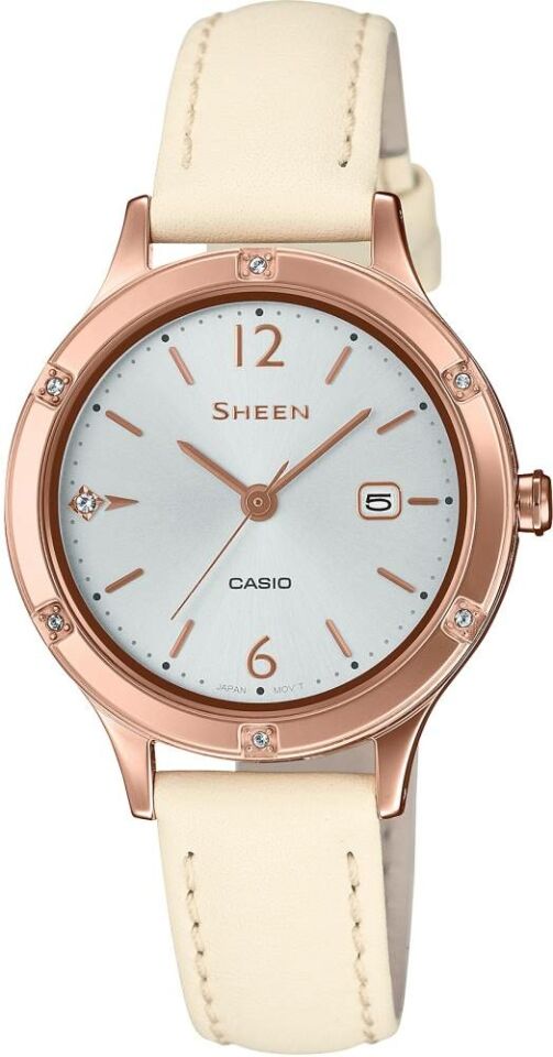 Casio She-4533Pgl-7Audf Sheen Kadın Kol Saati