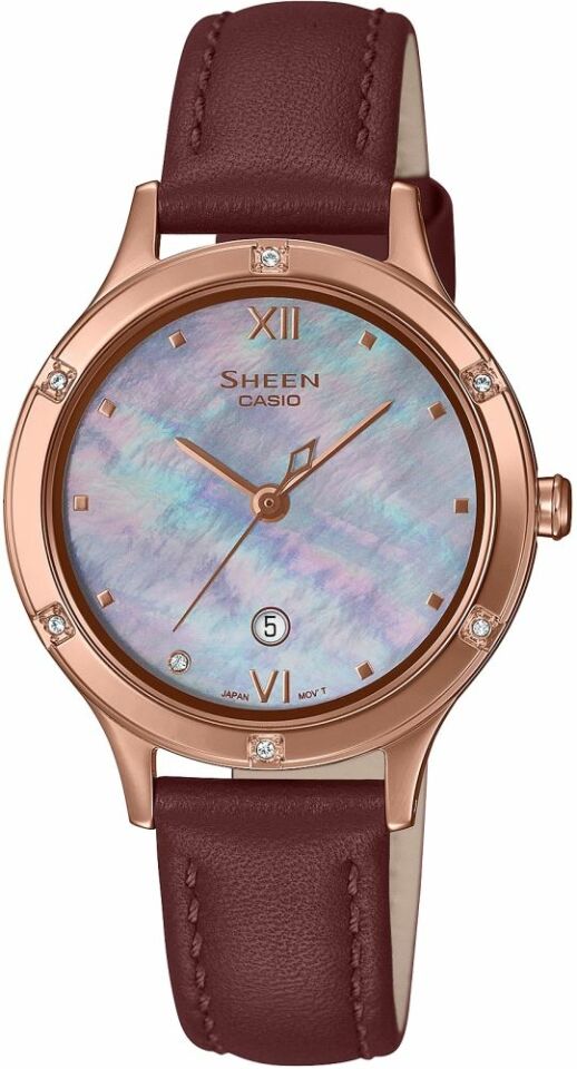 Casio She-4546Pgl-6Audf Sheen Kadın Kol Saati