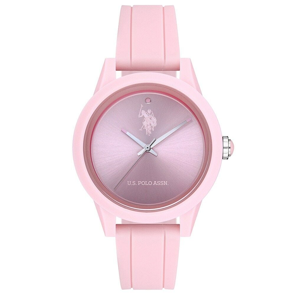 U.s. Polo Assn. USPA2007-05 37 Mm Pembe Slikon Kordonlu Kadın Kol Saati