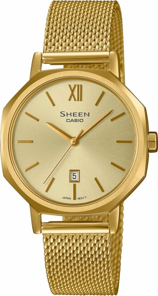 Casio She-4554Gm-9Audf Sheen Kadın Kol Saati