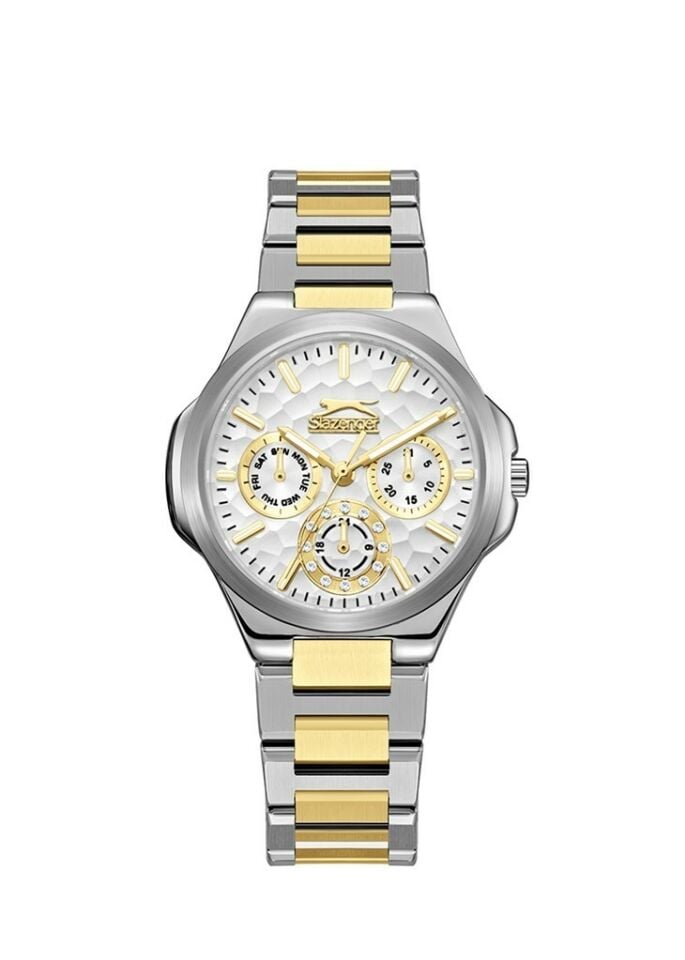 Slazenger SL.09.2365.4.07 Quartz Çelik Altın/Gri 34 Mm Kadın Kol Saati