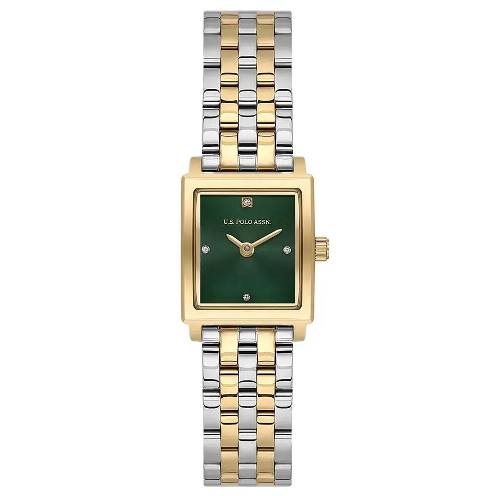 U.s. Polo Assn. USPA2107-02 Quartz Çelik Gri Altın Rengi 19X27 Mm Kadın Kol Saati
