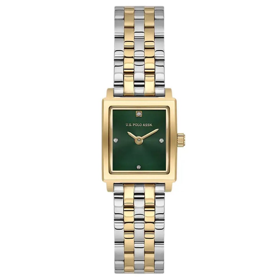 U.s. Polo Assn. USPA2107-02 Quartz Çelik Gri Altın Rengi 19X27 Mm Kadın Kol Saati