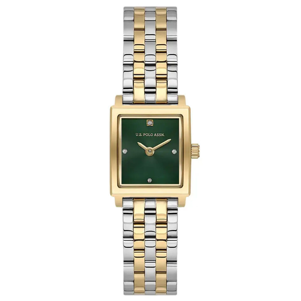 U.s. Polo Assn. USPA2107-02 Quartz Çelik Gri Altın Rengi 19X27 Mm Kadın Kol Saati