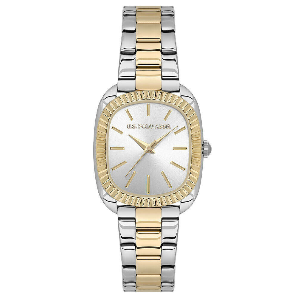U.s. Polo Assn. USPA2143-03 Quartz Çelik Gri Altın Rengi 28X33 Mm Kadın Kol Saati