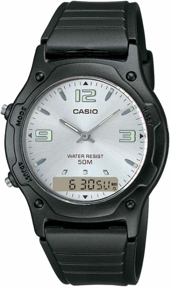 Casio Aw-49He-7Avdf Analog Digital Erkek Kol Saati