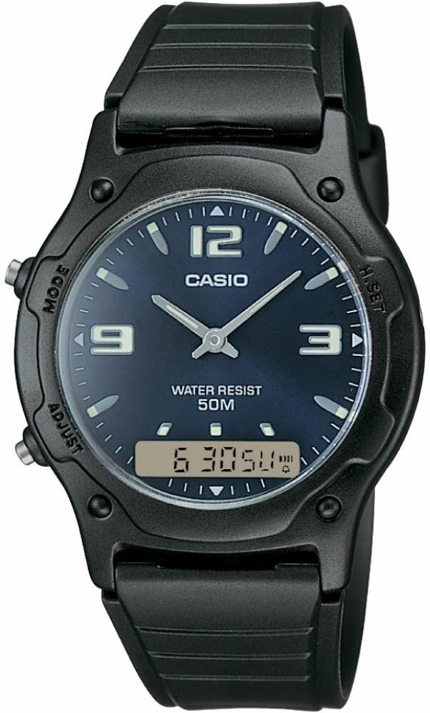 Casio Aw-49He-2Avdf Analog Digital Erkek Kol Saati