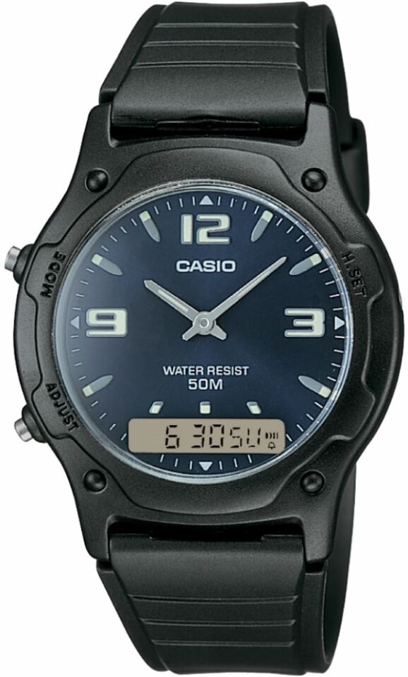 Casio Aw-49He-2Avdf Analog Digital Erkek Kol Saati