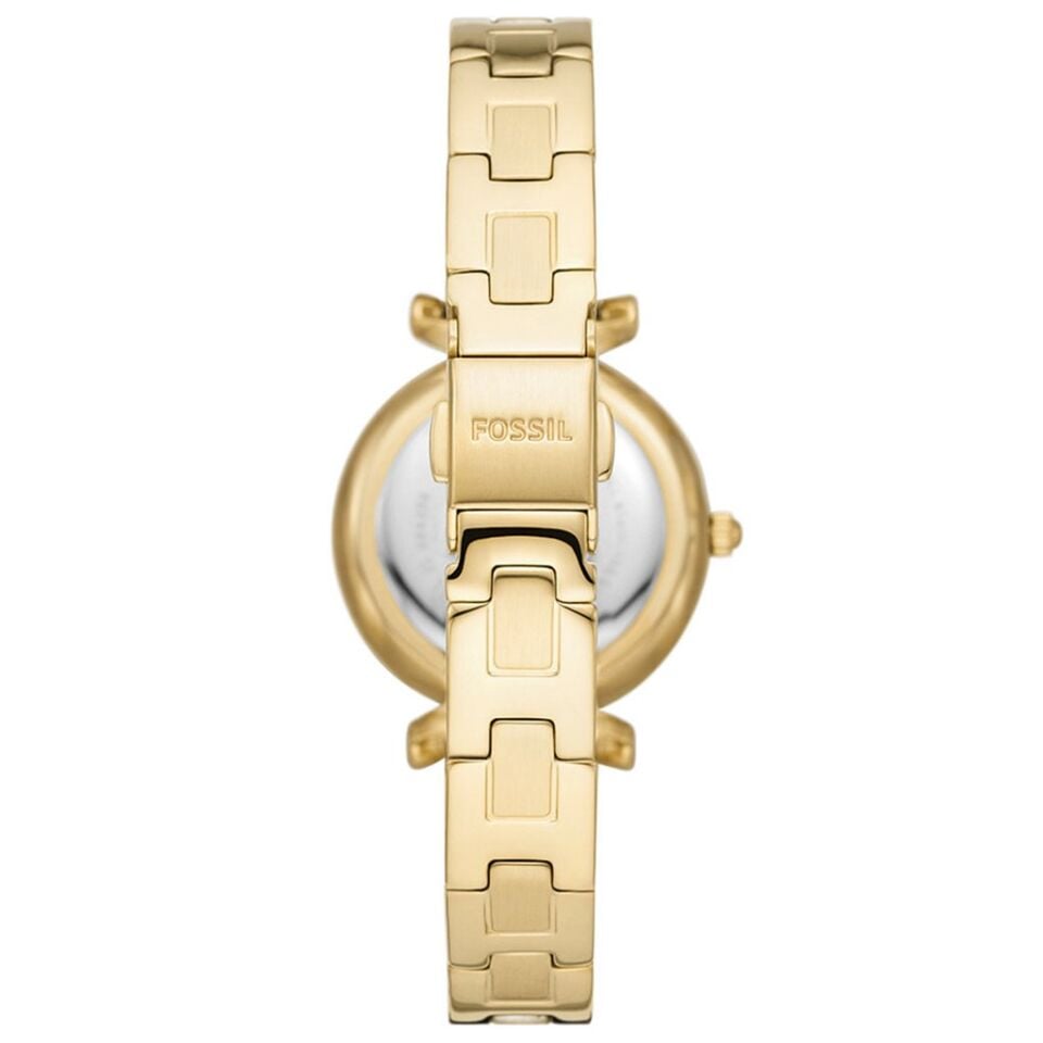 Fossil FES5203 Quartz Çelik Altın Rengi 28 Mm Kadın Kol Saati
