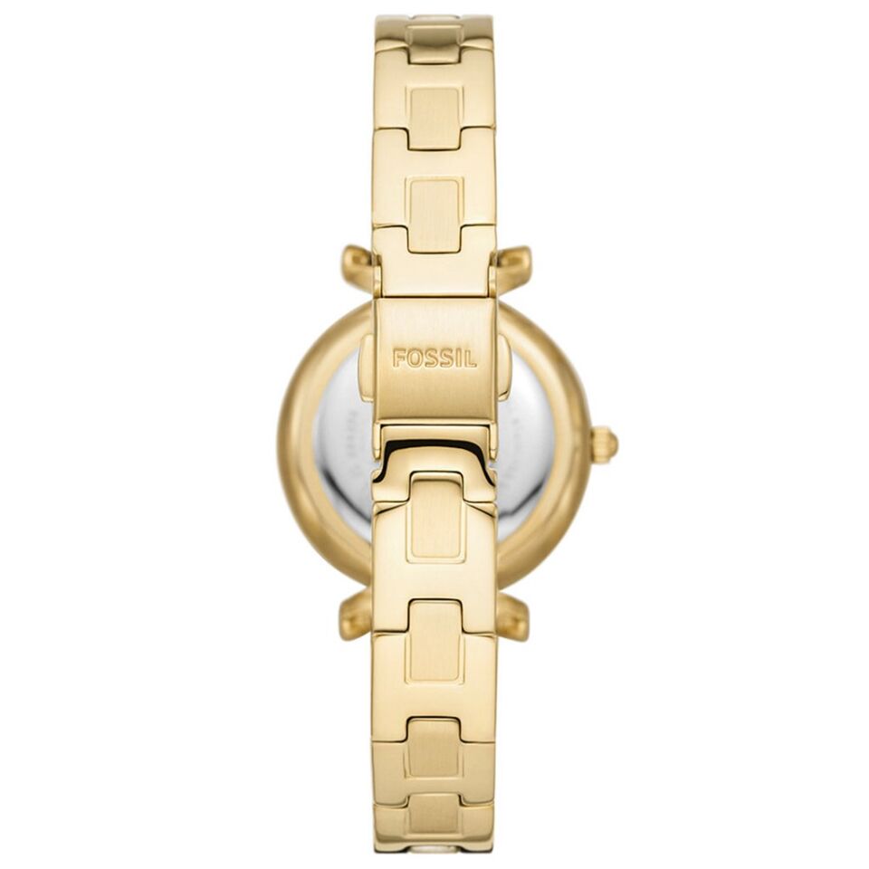 Fossil FES5203 Quartz Çelik Altın Rengi 28 Mm Kadın Kol Saati