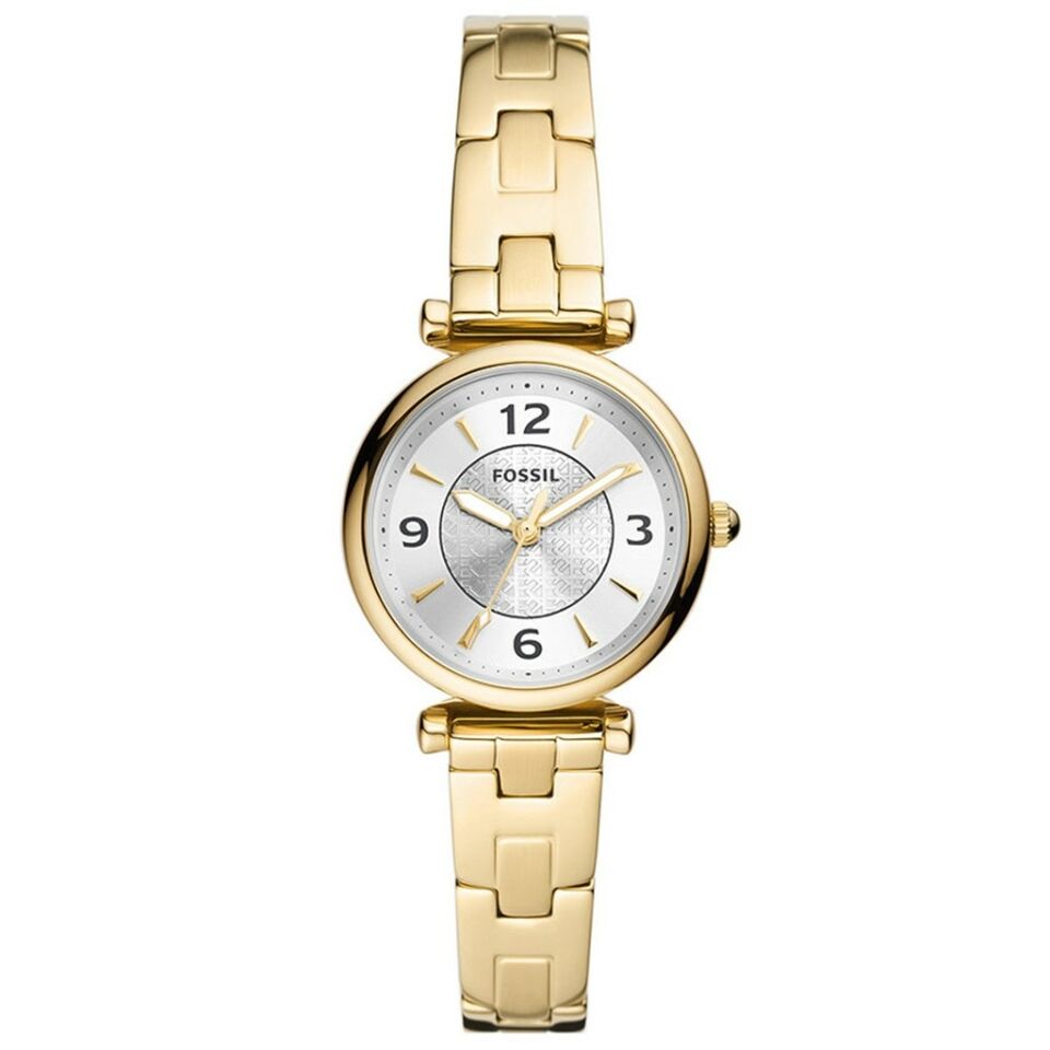 Fossil FES5203 Quartz Çelik Altın Rengi 28 Mm Kadın Kol Saati