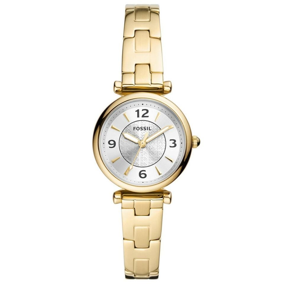 Fossil FES5203 Quartz Çelik Altın Rengi 28 Mm Kadın Kol Saati