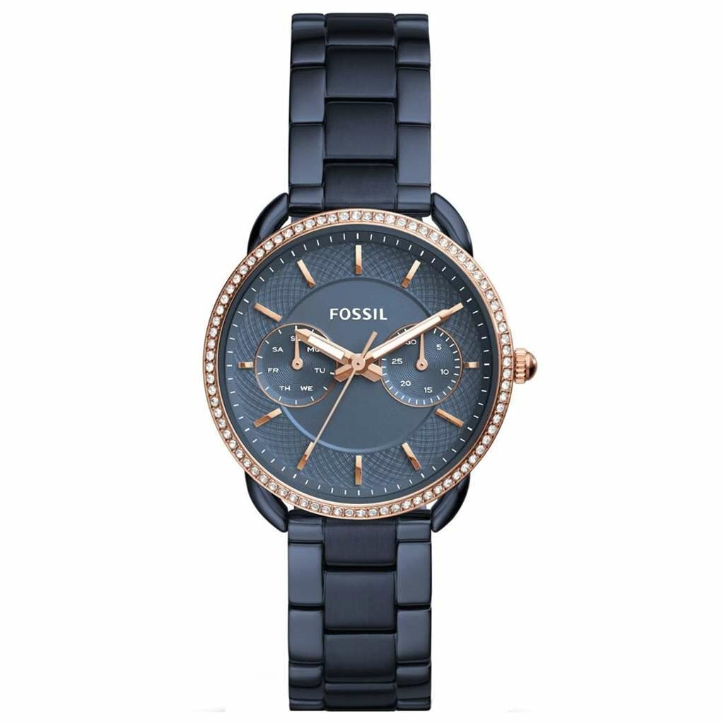 Fossil FES4259 Quartz Çelik Lacivert 35 Mm Kadın Kol Saati