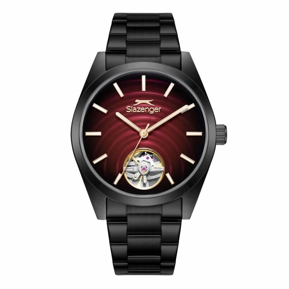 Slazenger SL.09.2625.1.680 Otomatik Çelik Siyah 10 Atm 42 Mm Erkek Kol Saati