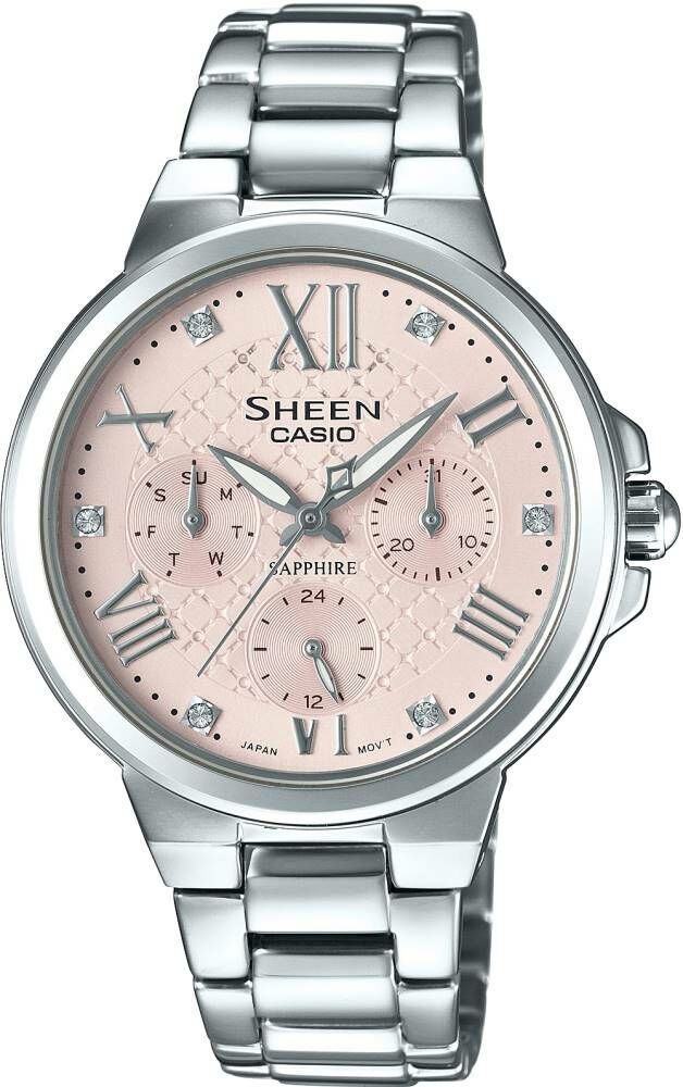 Casio She-3511D-4Audr Sheen Kadın Kol Saati