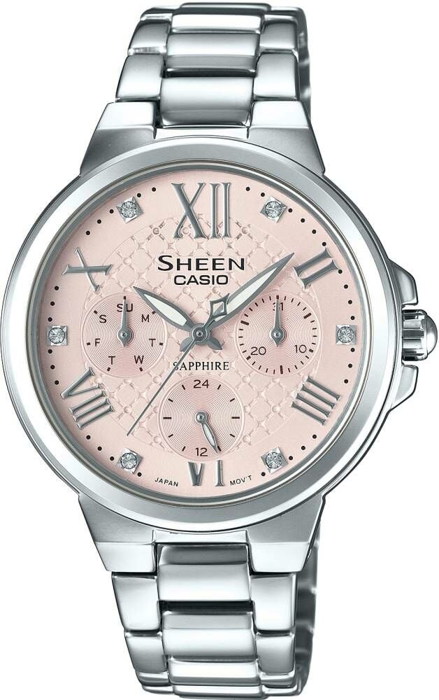 Casio She-3511D-4Audr Sheen Kadın Kol Saati